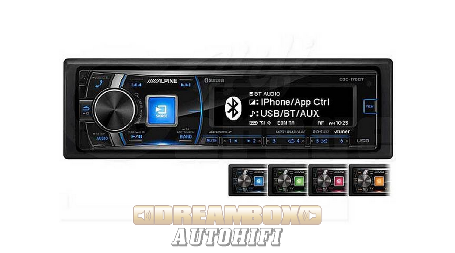 ALPINE CDE-178BT autórádió usb mp3 bluetooth - 1 Din Fejegység